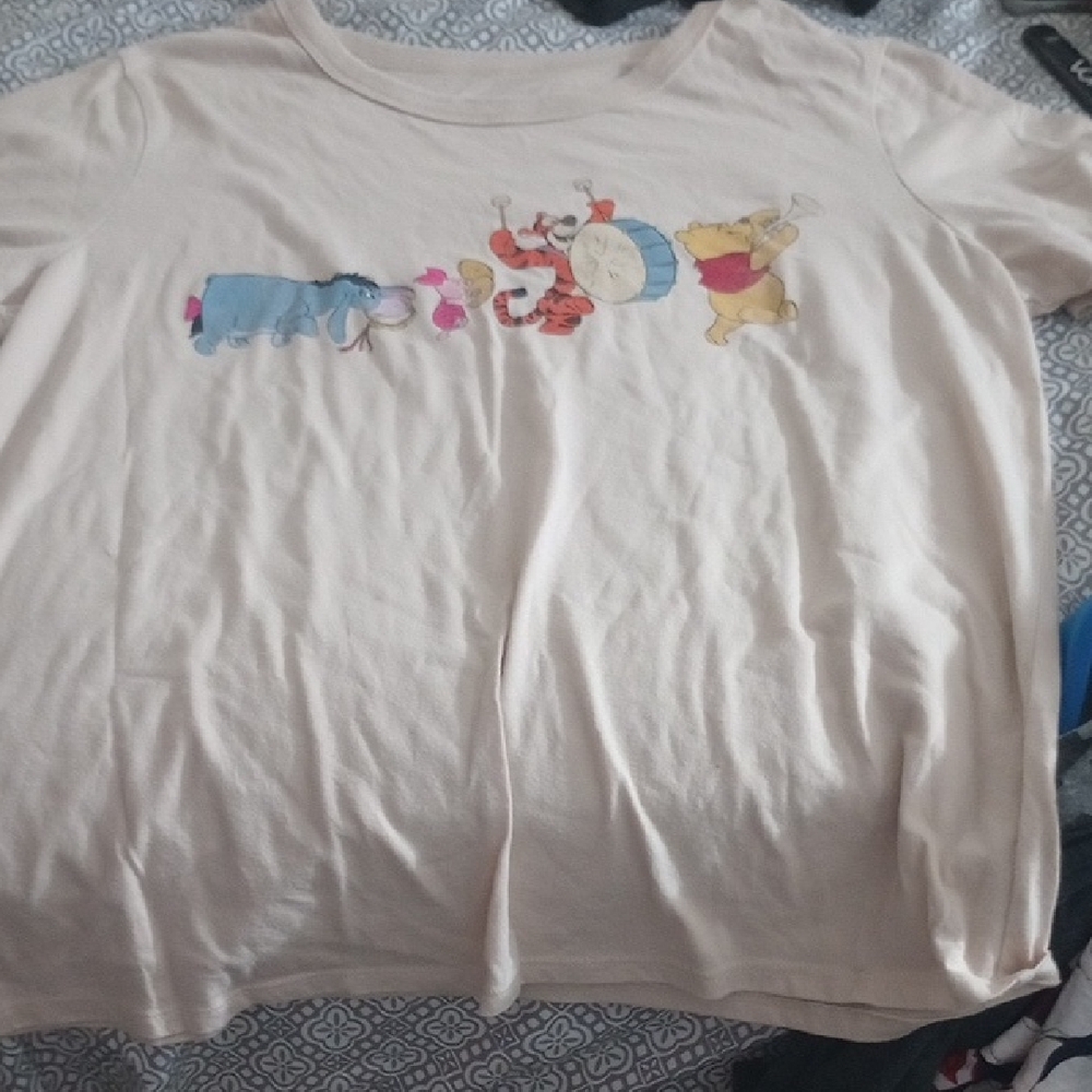 Disney Cream T-Shirt with Winnie the Pooh Print